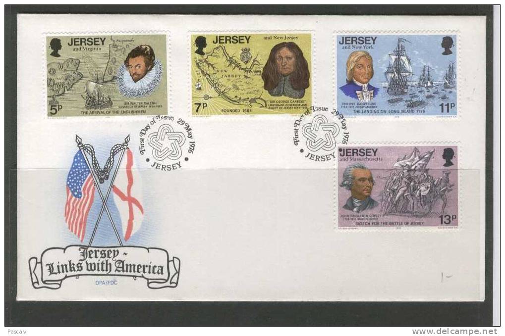 Jersey Sur FDC - Onafhankelijkheid USA