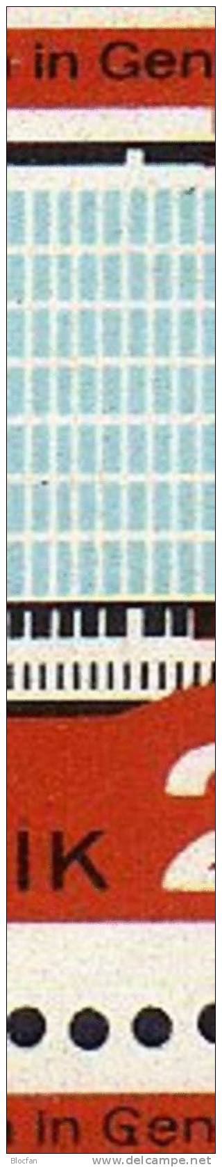 PF 1966 WHO-Gebäude DDR Paar 1178+ II ** 60€ F22 Plus Vergleich Abart Verstümmeltes G In Genf Error On Stamp Of Germany - OMS