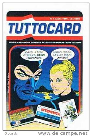 TELECOM ITALIA - CAT. C.& C. 2817 - TUTTOCARD MANIA 1997: DIABOLIK ED EVA KANT - USATA - Públicas Especiales O Conmemorativas