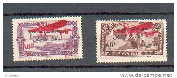 SYR 113 - YT PA 36 Et 37 NSG - Unused Stamps