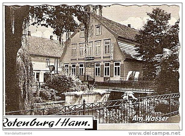 AK 1965 Viele Grüsse Aus Rotenburg HANN. Mehrbild 4 Bilder Stadtschule Am Wasser Turmstraße Kreissparkasse VW-Käfer - Rotenburg (Wümme)