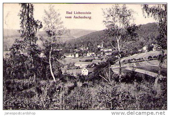 BAD LIEBENSTEIN Vom ASCHENBERG 1909 - Thuringen - Deutschland - Bad Liebenstein