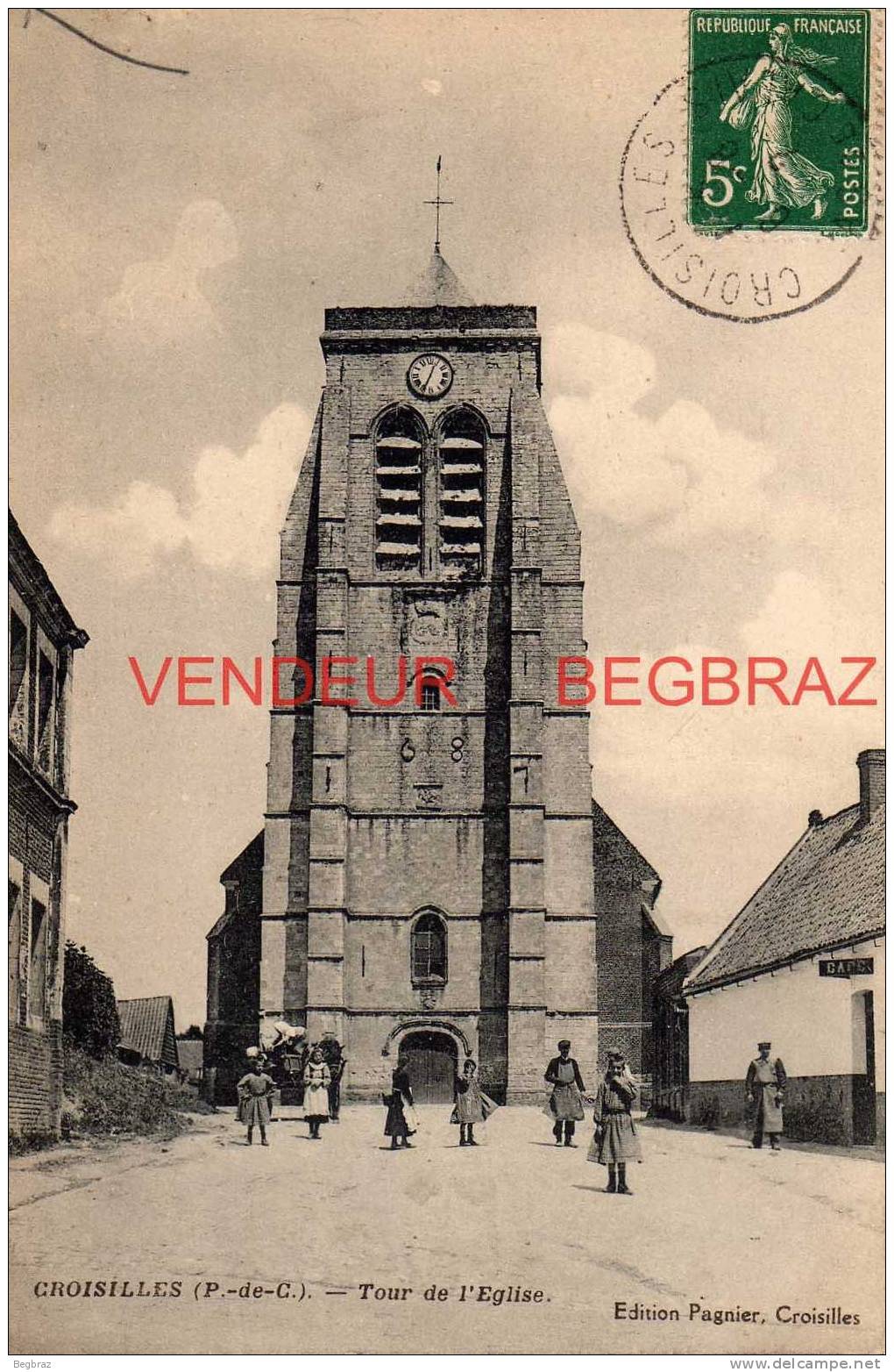 CROISILLES       TOUR DE L EGLISE - Croisilles