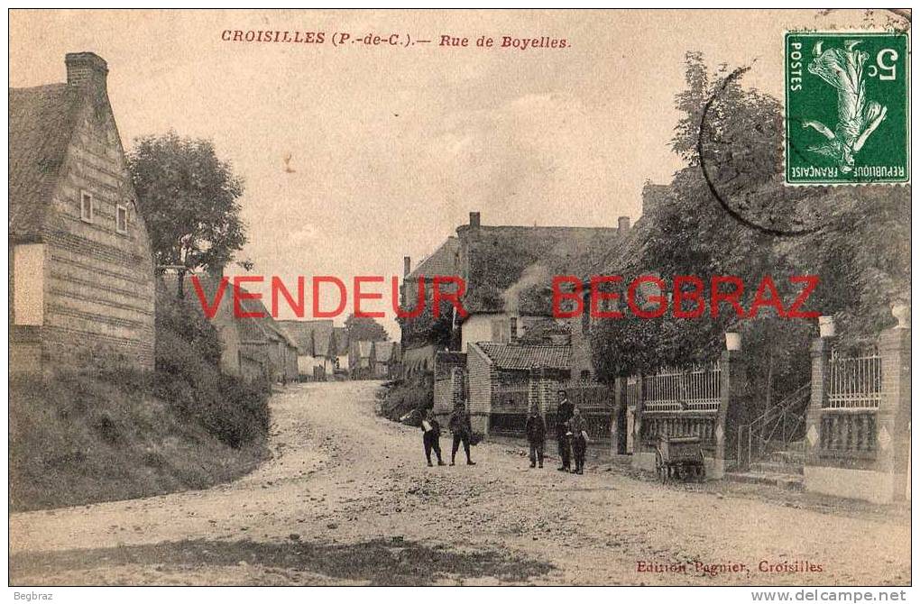 CROISILLES       RUE DE BOYELLES - Croisilles