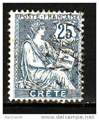 COLONIE.CRETE.N°9.BUREAU FRANCAIS. Oblitéré - Andere & Zonder Classificatie