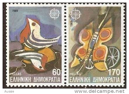 Cept 1989 Grèce Griekenland Yvertn° 1703-04 *** MNH Cote 7 Euro - 1989