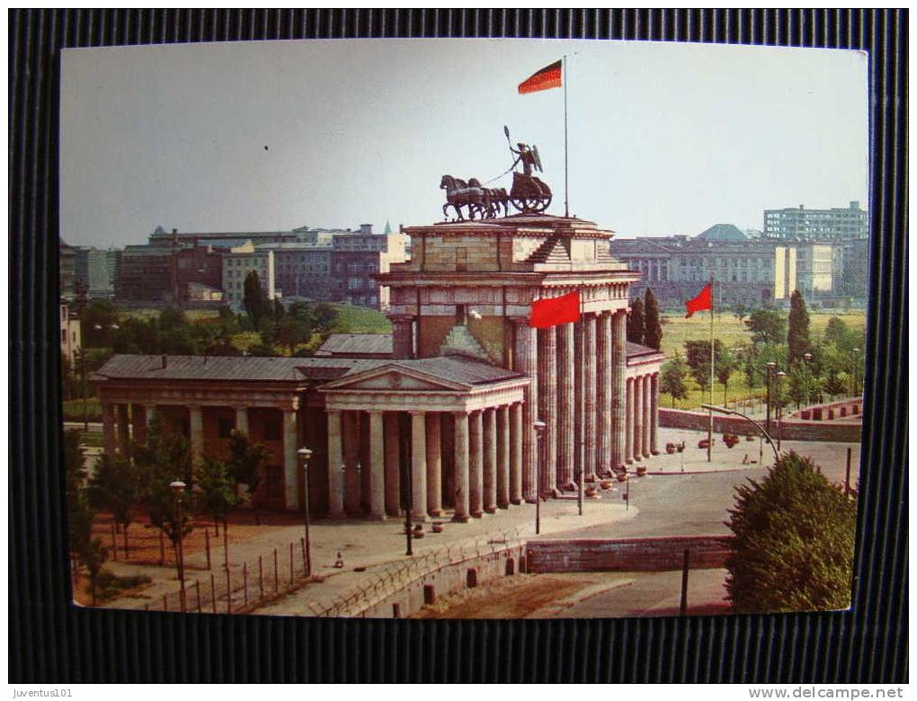 CPSM ALLEMAGNE-Berlin-Brandenburger Tor Mit Mauer - Muro Di Berlino