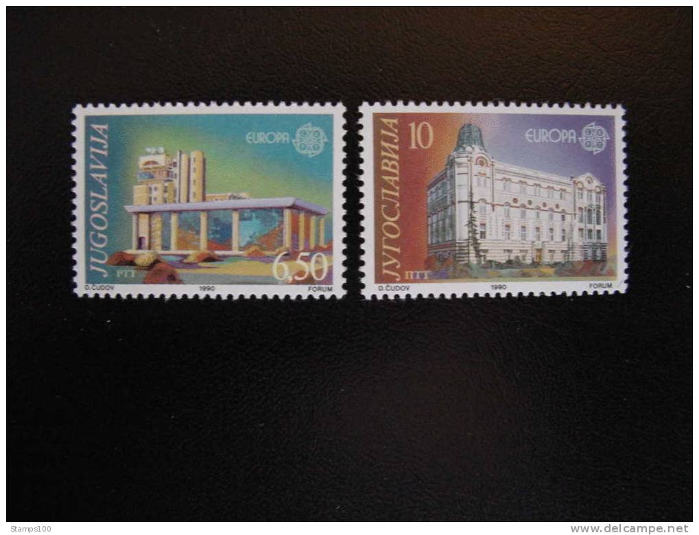 YUGOSLAVIA, JUGOSLAWIEN CEPT 1990  MI 2414/15     MNH **      (023905) - 1990