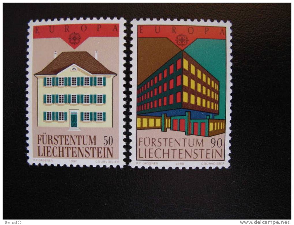 LIECHTENSTEIN  CEPT 1990   MI 984/85      MNH **        (023907) - 1990