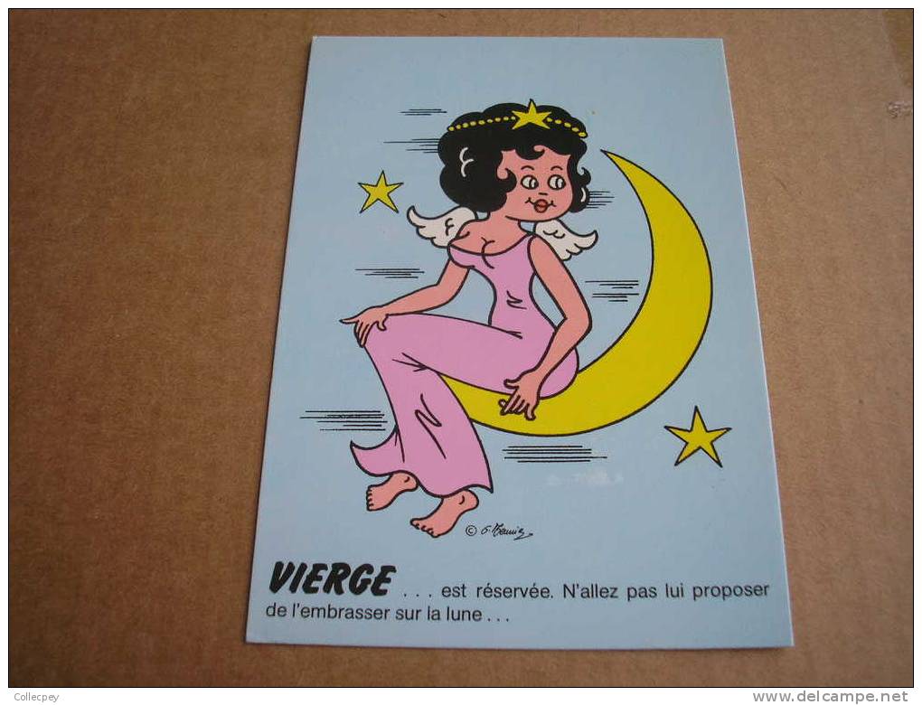 CP Signe Astrologique VIERGE Illustrateur MEUNIER - Astrologie