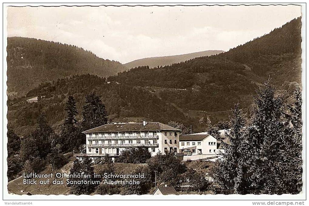 AK Luftkurort Ottenhöfen Im Schwarzwald Blick Auf Das Sanatorium Albertshöhe 18.8.65-18 7593 OTTENHÖFEN IM SCHWARZWALD - Achern