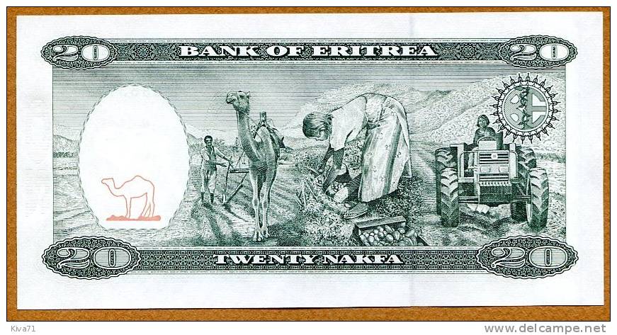 20 Nakfa "ERYTHREE"   24 Mai  1997 UNC  Ble 26 - Eritrea