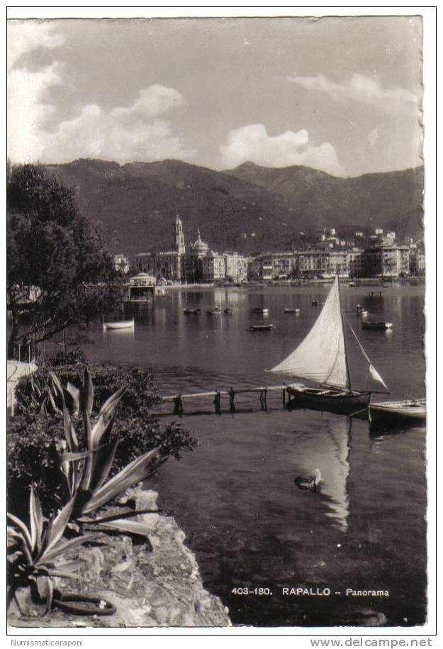 RAPALLO PANORAMA VIAGGIATA 1941 COD C.671 - Genova