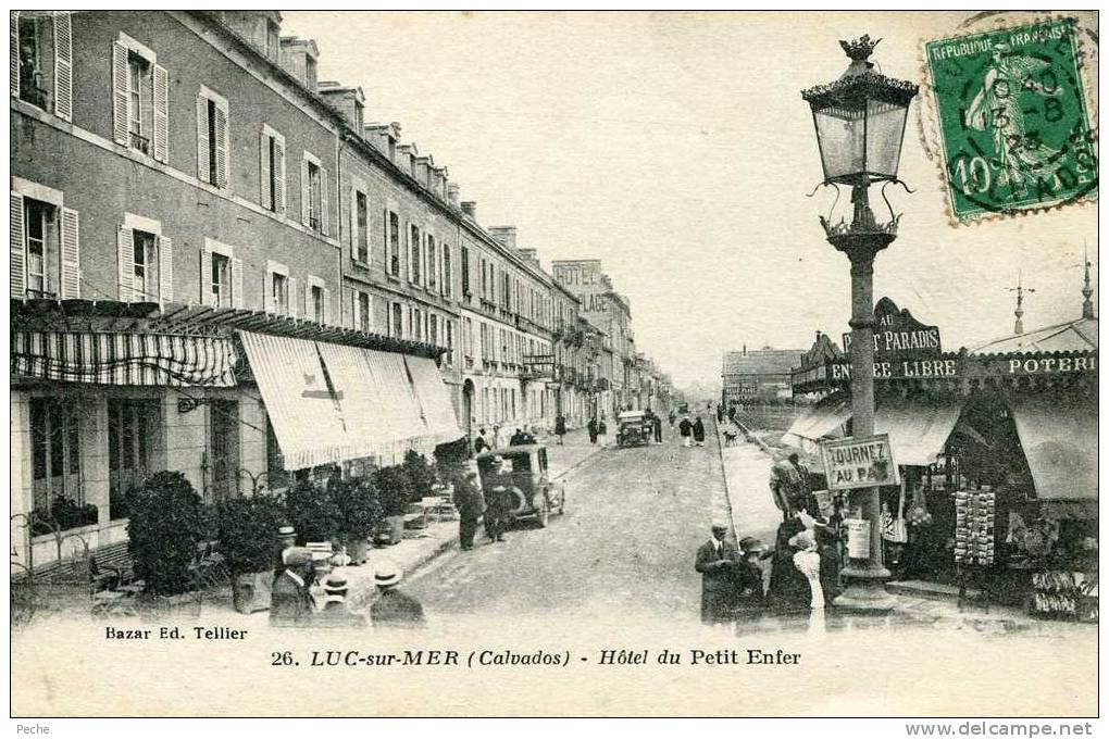 N°4134 -cpa Luc Sur Mer -hotel Du Petit Enfer- - Luc Sur Mer