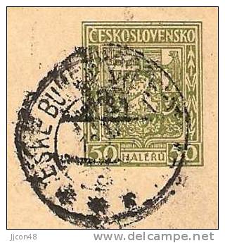 Czechoslovakia  1932 50h Postcard - Postcards