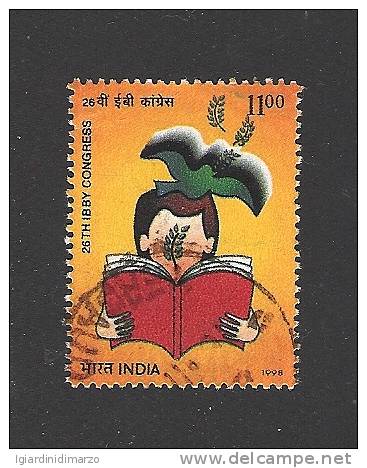 INDIA - 1998: Valore Usato Da 11 R. Dedicato Al 26° Congresso D' IBBY (Comm. Int.le Sui Libri Per Ragazzi) - In Buone C. - Used Stamps