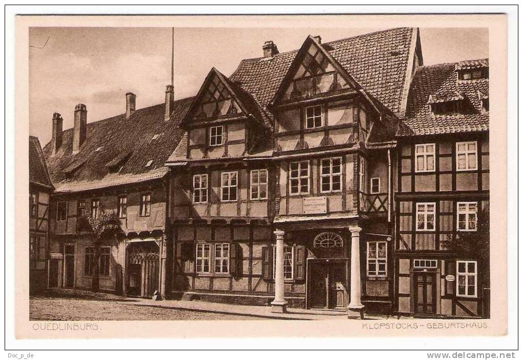 Deutschland - Quedlinburg - Klopstocks Geburtshaus - Quedlinburg