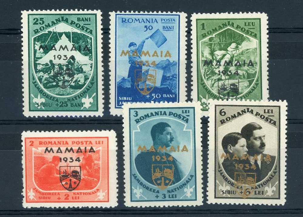 Roumanie  :  Yv  476A-F  **           ,    N2 - Unused Stamps