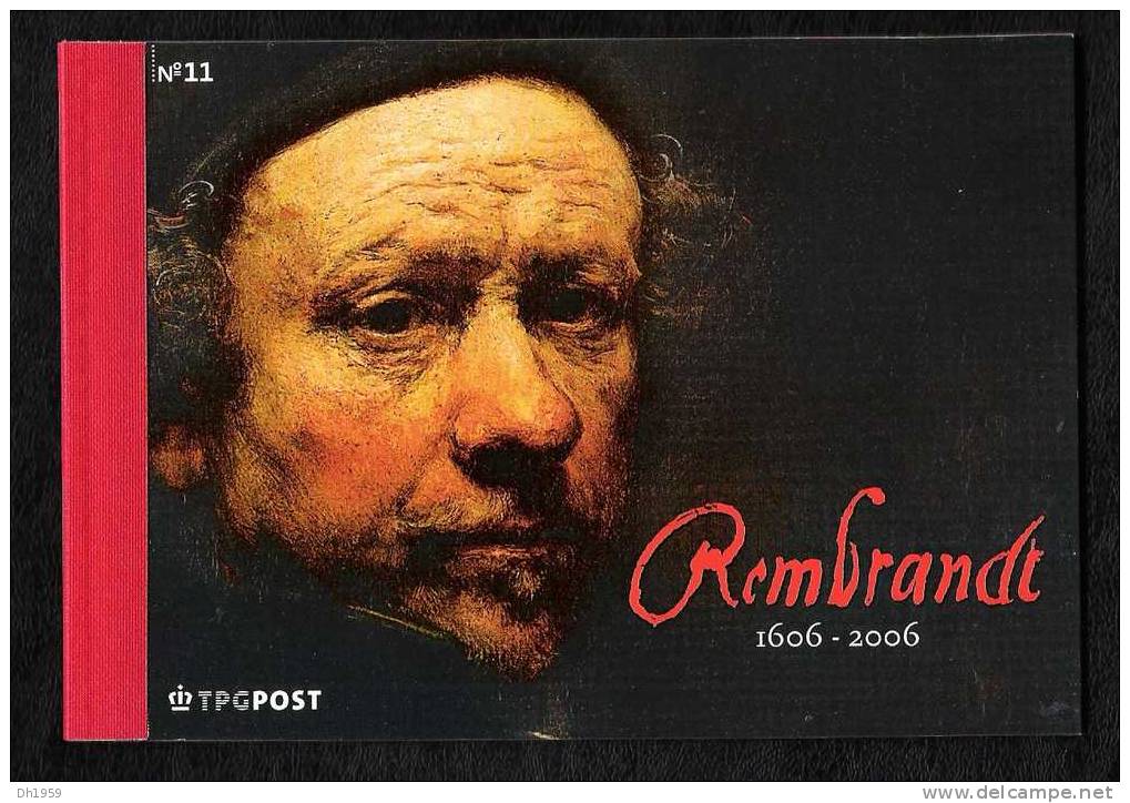 CARNET BLOC 2006 REMBRANDT PAYS-BAS NETHERLAND HOLLAND RARE !!! TIMBRE ALLEMAND ET PAYS BAS SUR LE MEME FEUILLET - Cuadernillos