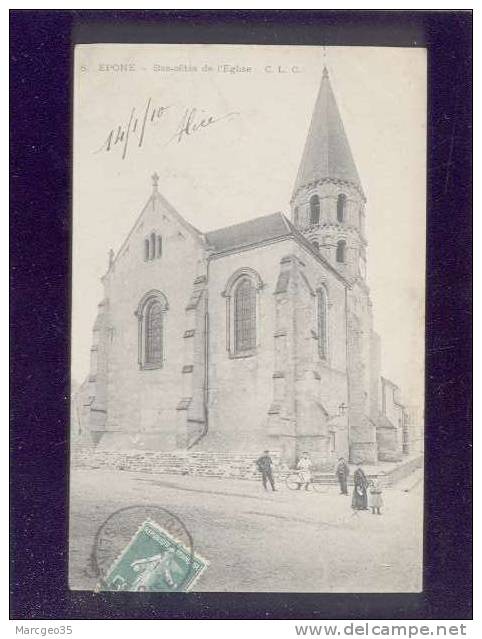 épone Bas-côtés De L'église édit.C.L.C. N° 8 Animée - Epone