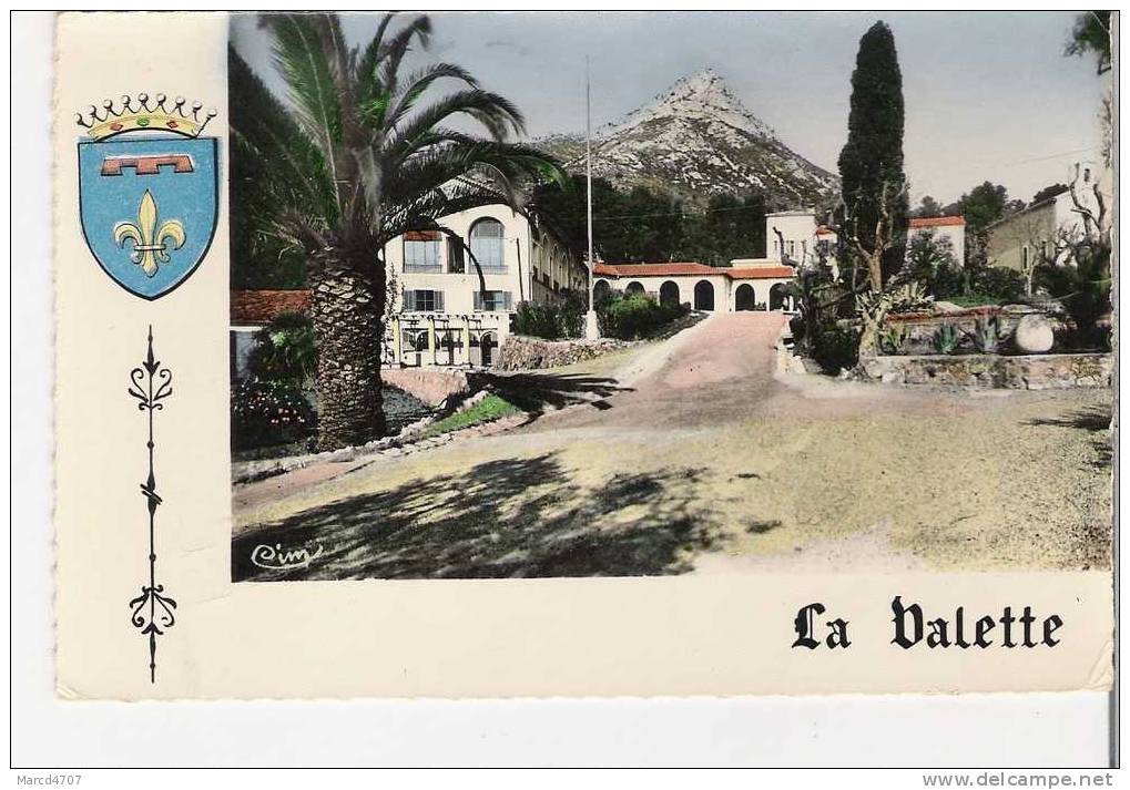 LA VALETTE Du VAR 83 Le Coudon Domaines Des Gueules Cassées Editions Combier Carte Dentelée Véritable Photo - La Valette Du Var