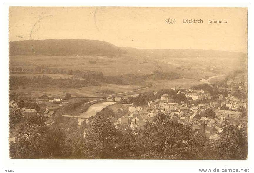 L580  : DIEKIRCH : Panorama( Edit: Restaurant Clesse-Muller) - Diekirch