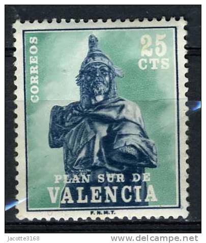 Espagne  1975 SURTAXE VALENCIA OBL. - Charity