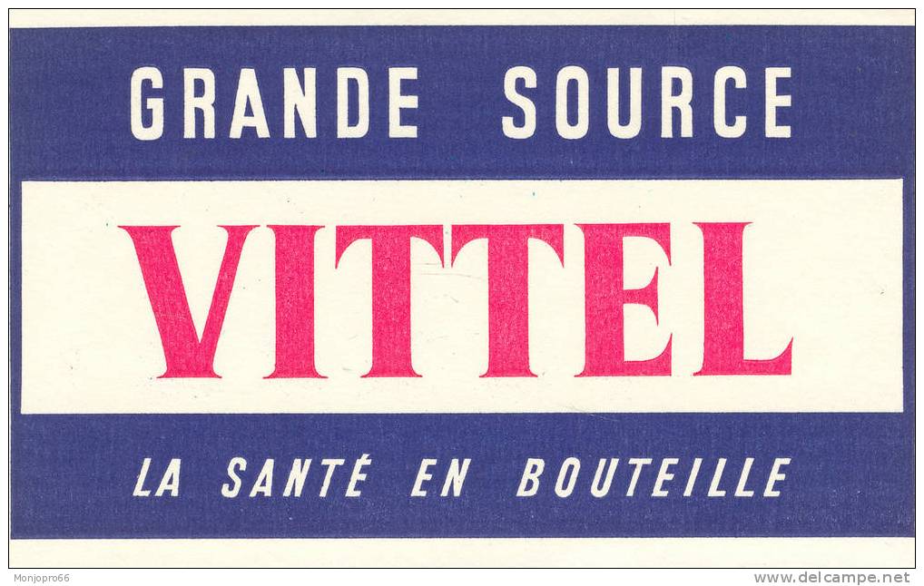 Buvard VITTEL Grande Source - E