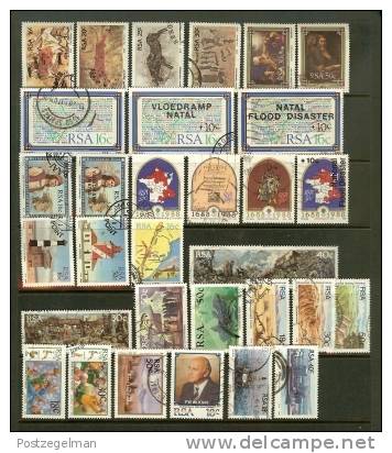 RSA Stamp Collection 31 Used/CTO Large Stamps - Colecciones & Series