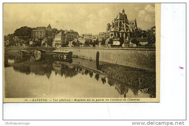 53  MAYENNE VUE GENERALE LAVOIR  N ° 40 GABY - Mayenne