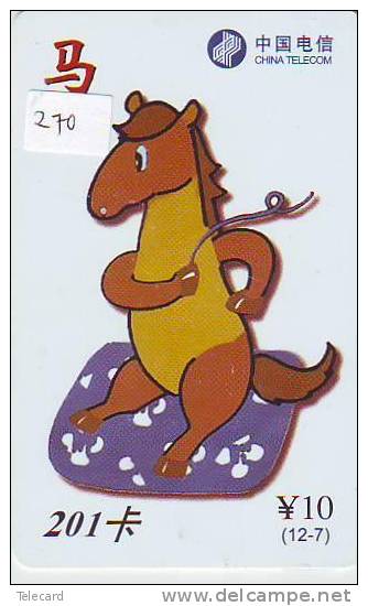 TELEFONKARTE PFERD (270)Télécarte CHEVAL - Horse - Paard - Caballo Phonecard Animal  * ZODIAC * ZODIAQUE * STERNZEIGEN * - Zodiaque