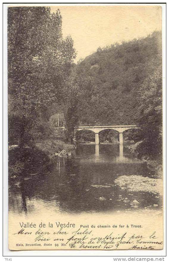 D125 - Vallée De La Vesdre - Pont Du Chemin De Fer à Trooz - Nels Série 96 N° 58 - Trooz