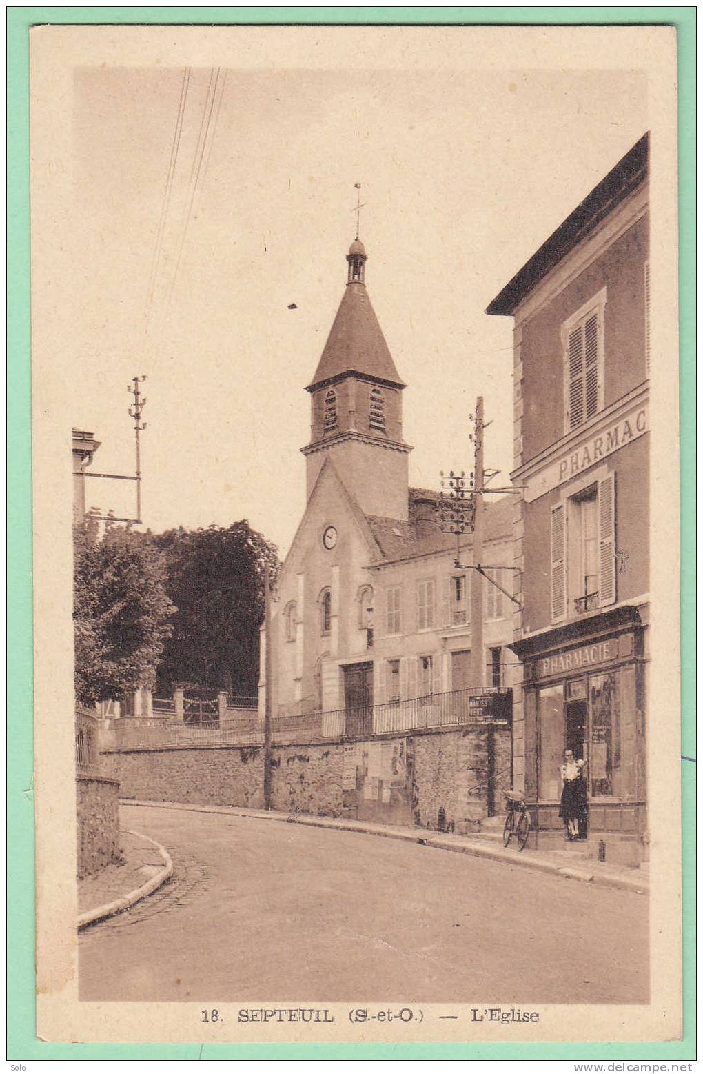 SEPTEUIL - L'Eglise (Pharmacie) - Septeuil