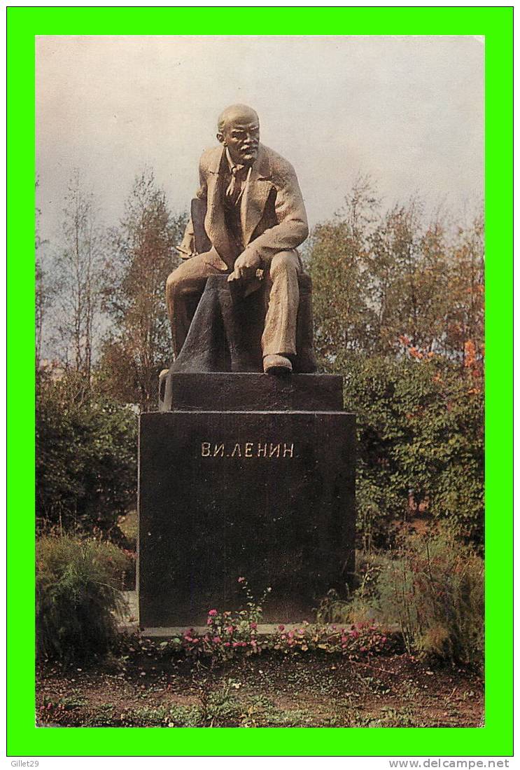 RUSSIE - CCCP - STATUE DE LENIN - BELOZERSK - AURORA ART PUB. - - Russie