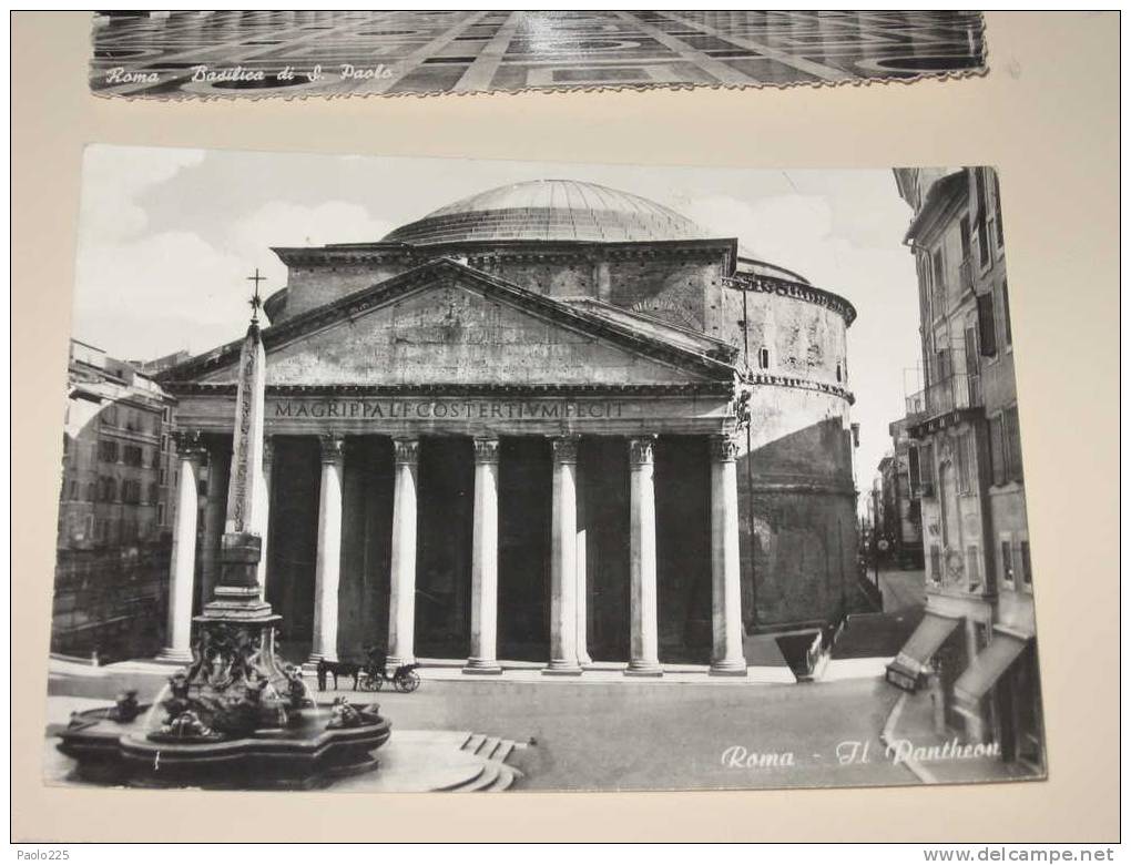 ROMA IL PANTHEON BN VG  QUI.. ENTRATE... - Pantheon