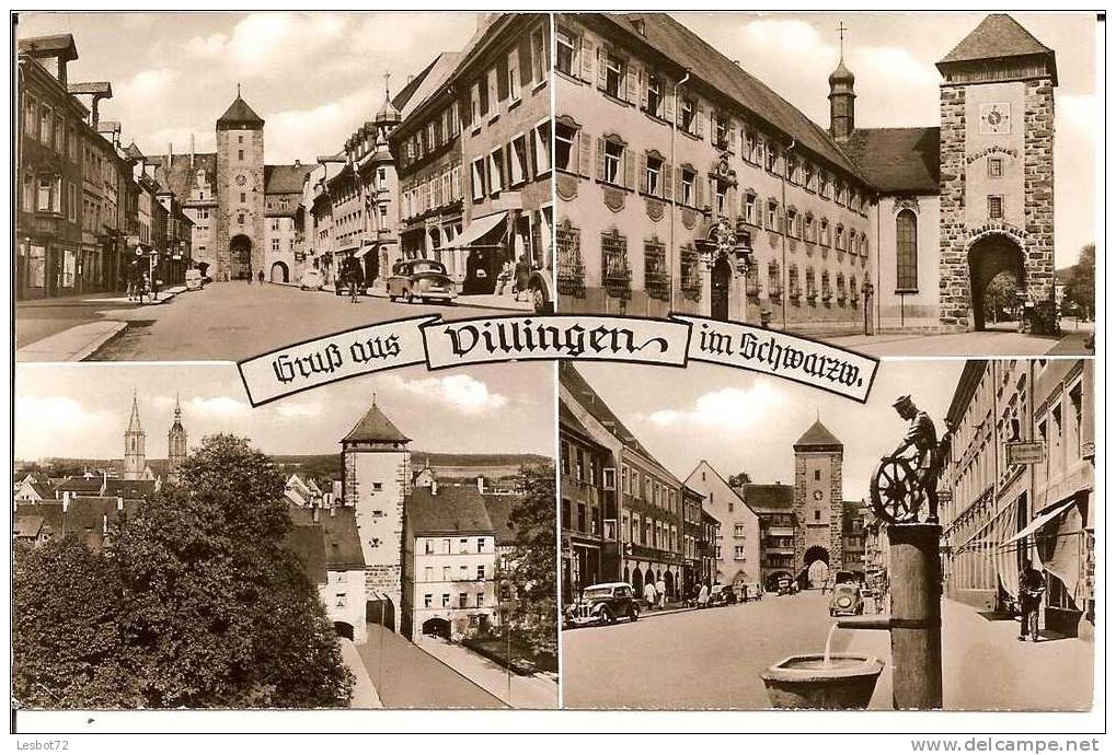 Cpsm, Dillingen (Allemagne), Multivues - Dillingen