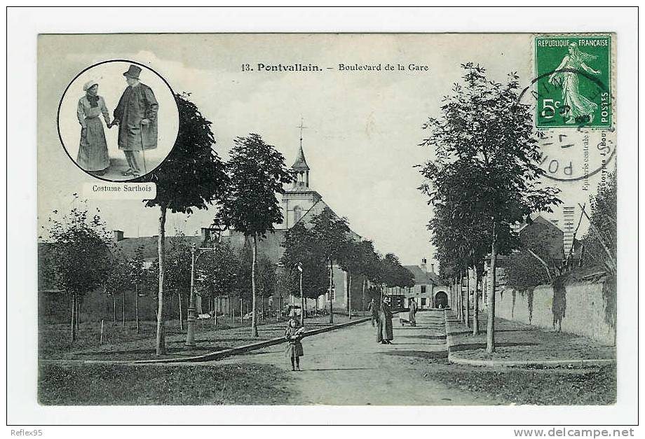 PONTVALLAIN - Boulevard De La Gare - Pontvallain