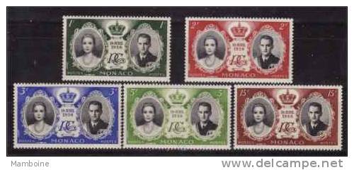 Monaco Mariage 473.77  Serie Compl. Neuf  X - Unused Stamps