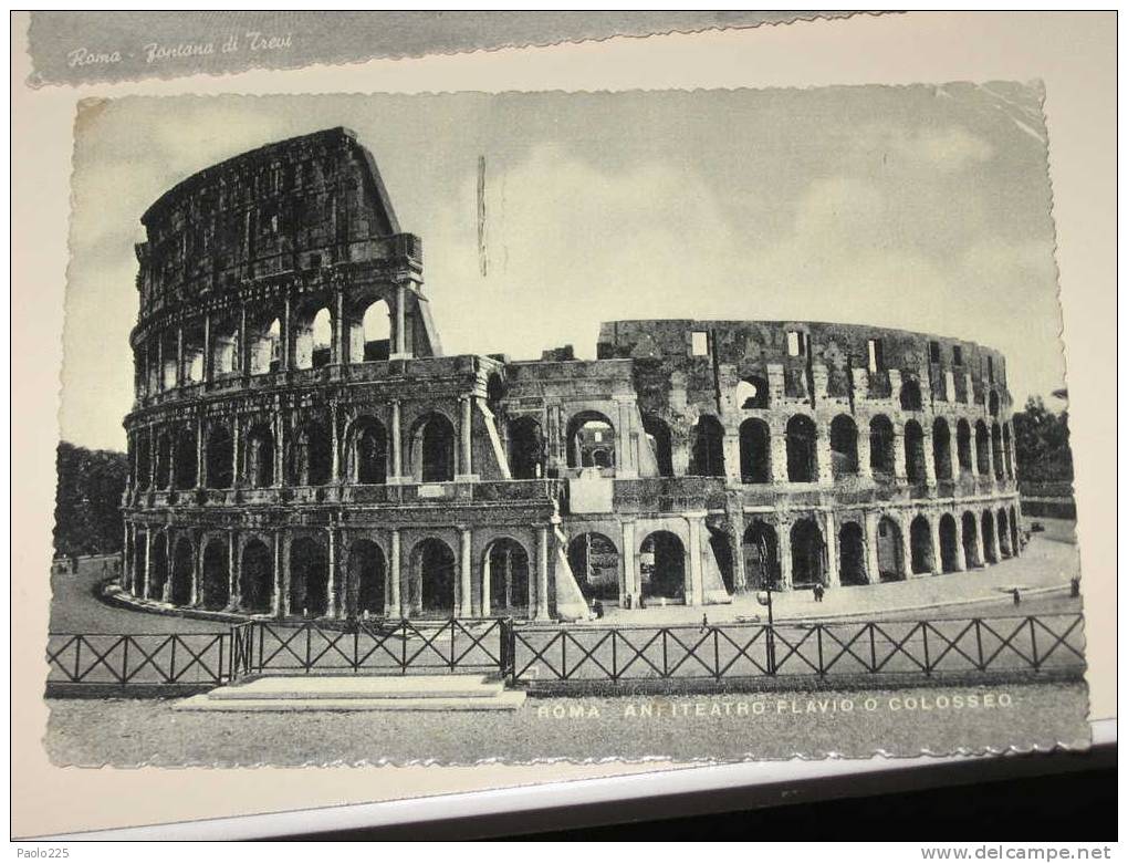 ROMA 1950 ANFITEATRO FLAVIO O COLOSSEO BN VG  QUI.. ENTRATE... - Colosseum