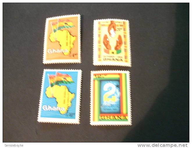 F639-  Set  MNH  Ghana Second Republic 1969 - Ghana (1957-...)