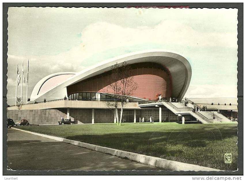 Deutschland Postkarte EILBOTEN Luftpost 1958 Viele Marken Michfrankatur Berlin(Wes) Und BRD - Briefe U. Dokumente