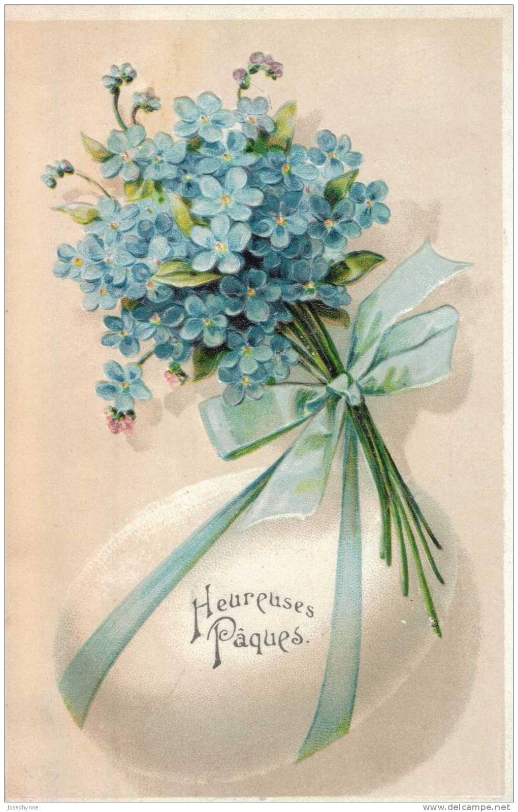 Heureuses Pâques. Carte Gaufrée ( Relief ) - Easter