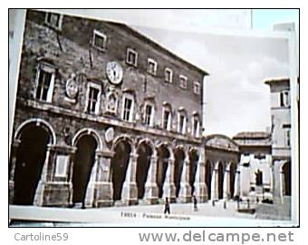 TREIA PAESE MACERATA PALAZZO COMUNALE  Piccola  ANIMAZIONE   VB1938 CJ3478 - Macerata