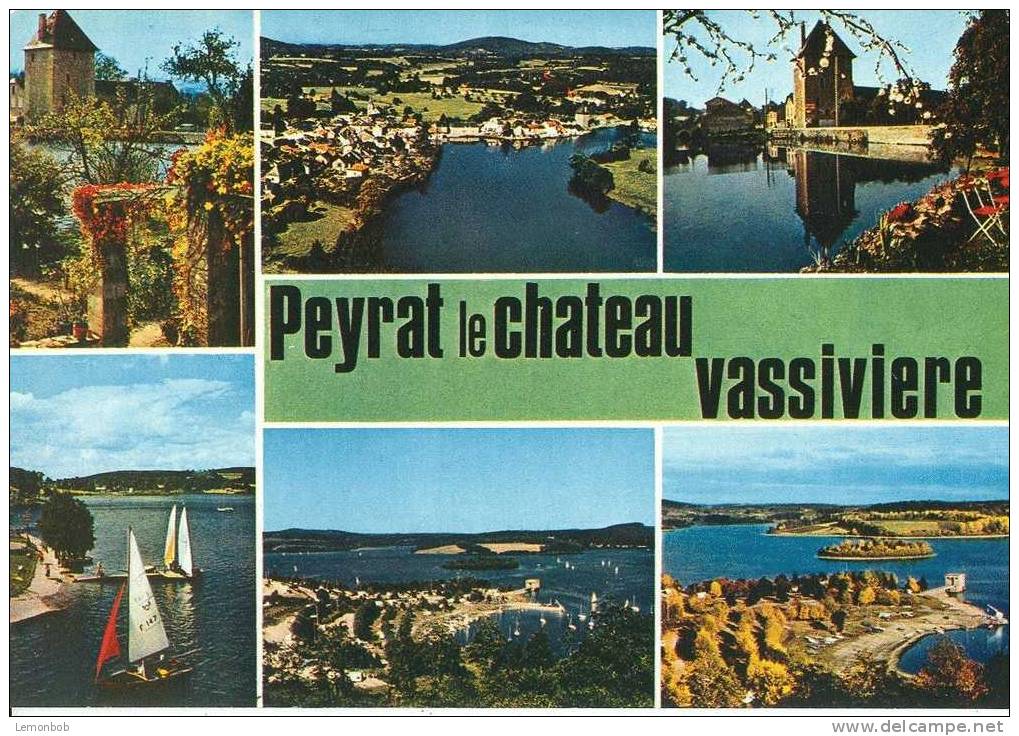 France - Peyrat Le Chateau Vassiviere Postcard [P1321] - Limousin