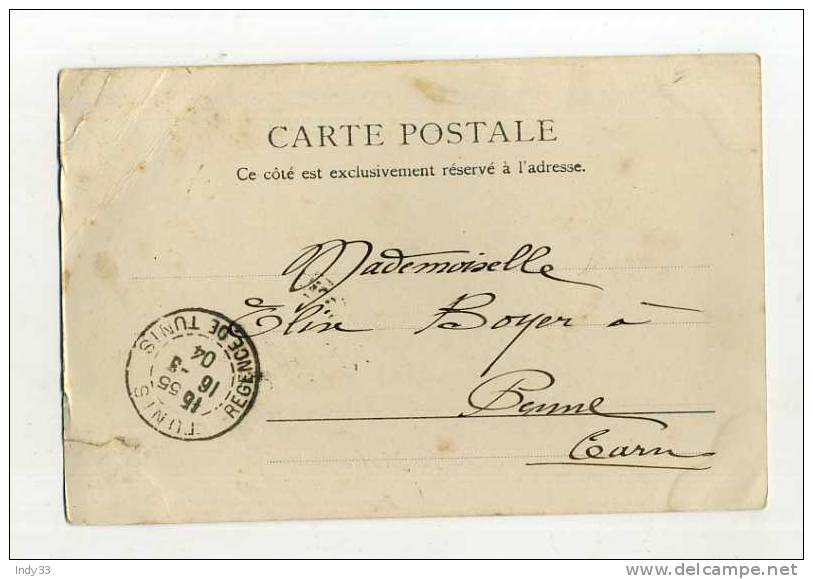 - AFFRANCHISSEMENT SIMPLE SUR CP DE 1904 POUR LA METROPOLE - Lettres & Documents