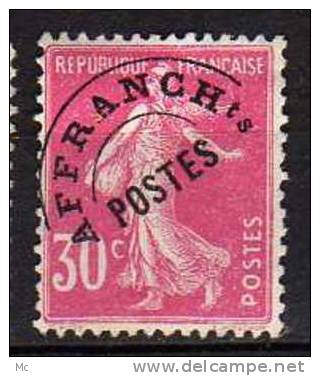 France Préo N° 59 Luxe ** - 1893-1947
