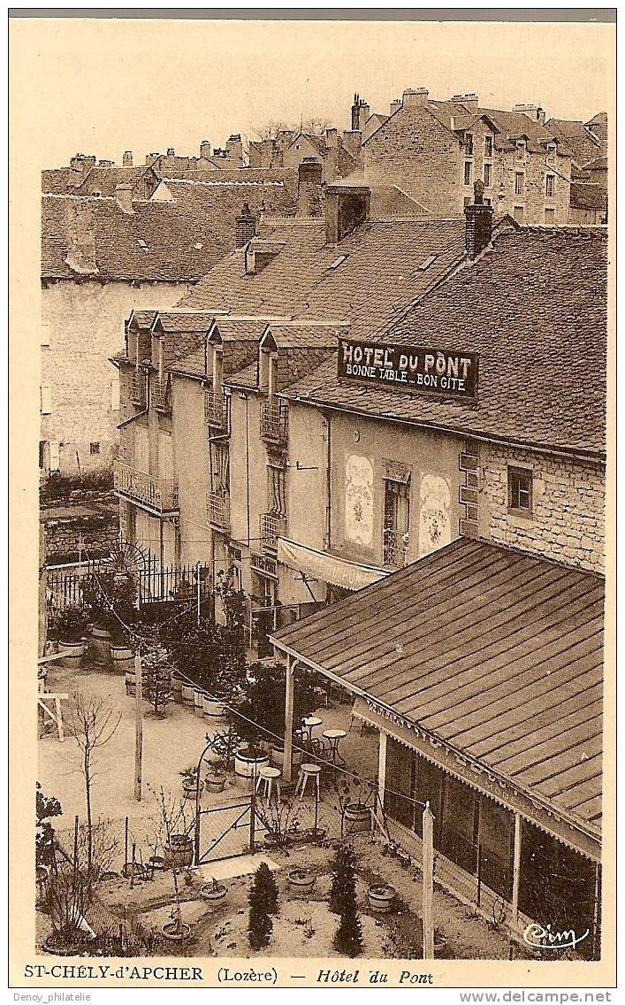 48/ SAINT CHELY D´APCHER / HOTEL DU PONT - Saint Chely D'Apcher