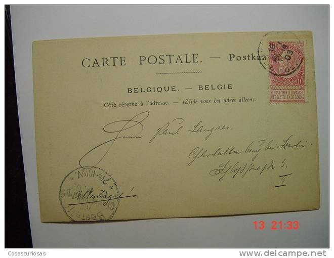 5937  BRUSSEL BRUXELLES  LA MAISON DU ROI  BELGIE BELGIQUE     YEARS  1903   OTHERS IN MY STORE - Corsi