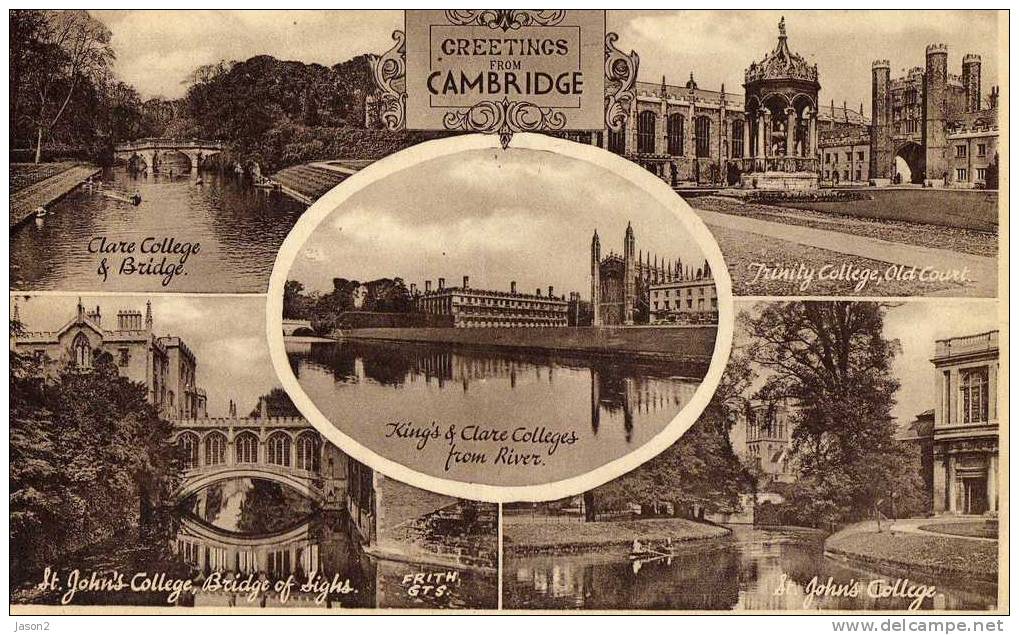 Cpsm CAMBRIDGE ( Multivues) 1951 - Cambridge