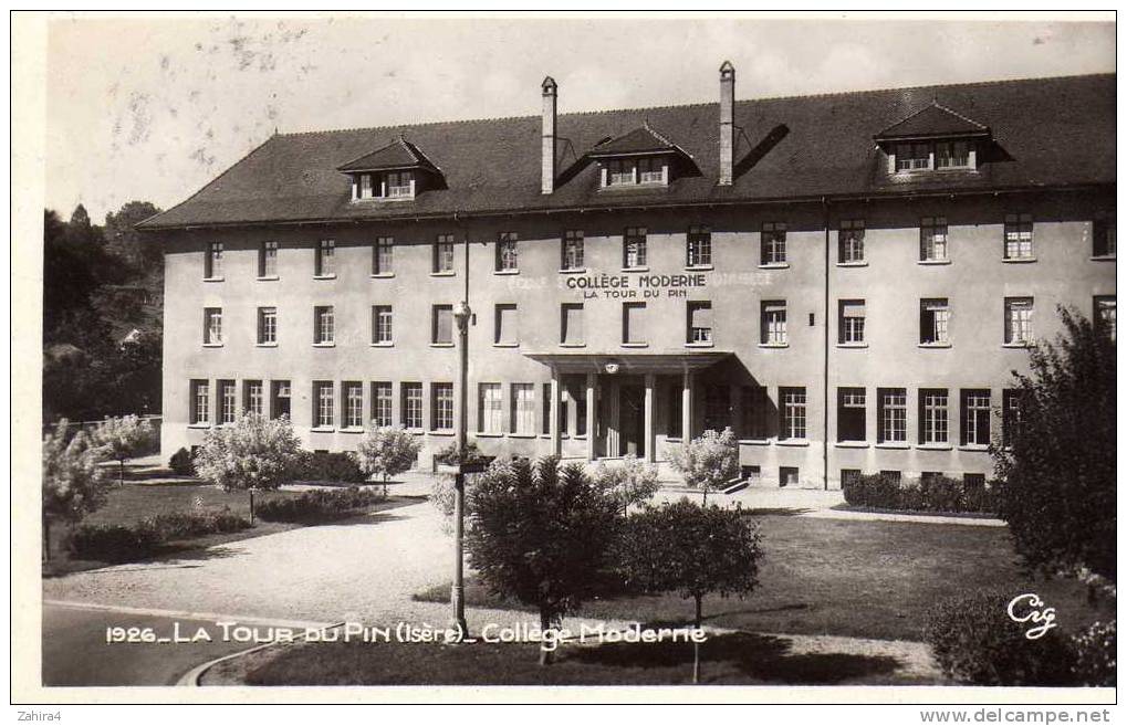 1926 - La Tour Du Pin - Cllege Moderne - La Tour-du-Pin